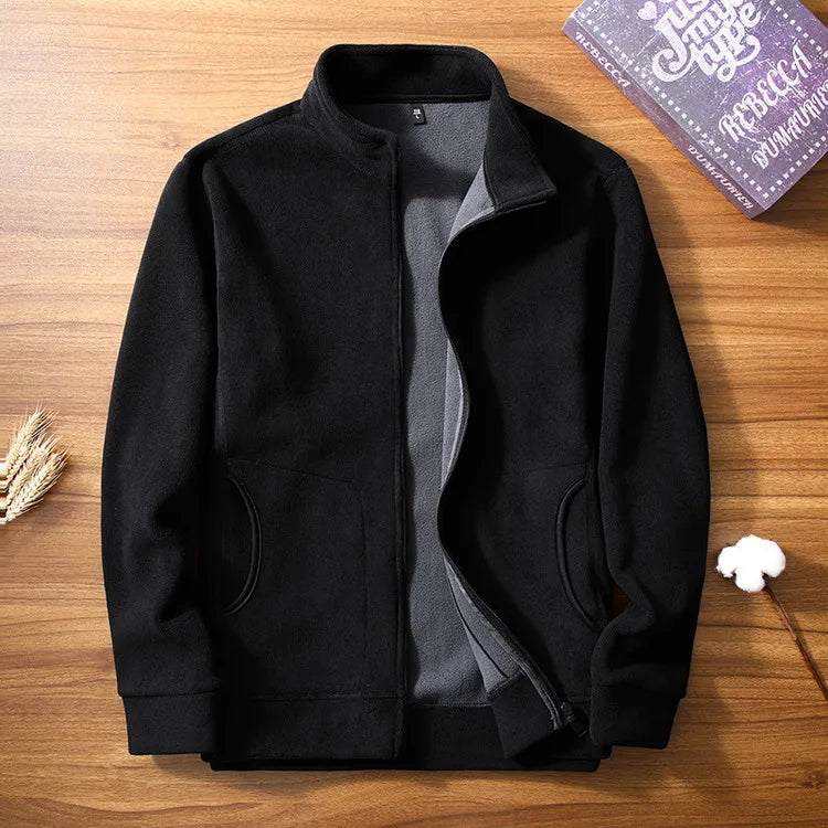 Men's Winter Premium Fleece Jacket - Soft & Warm Top-Ranked Male Essential Casual Top