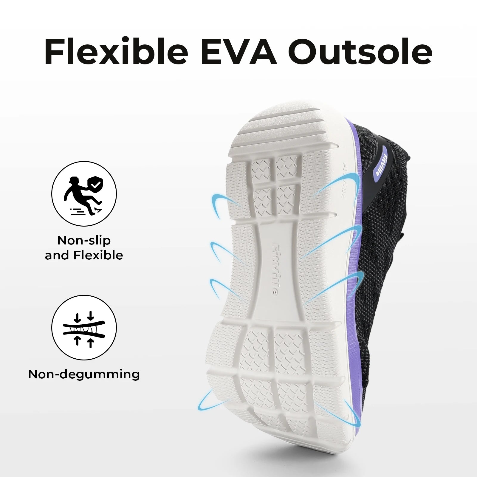 Women's Shoes Wide Width Walking Casual Shoes Thick Sole Lightweight Sneakers for Swollen Feet Relieve Toe Pain