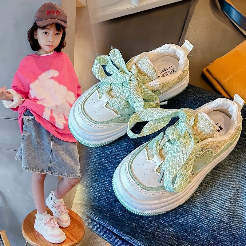 Kids Non Slip Lightweight Sneakers for Boys and Girls Breathable Outdoor Sports Shoes for School Skate and Casual Wear