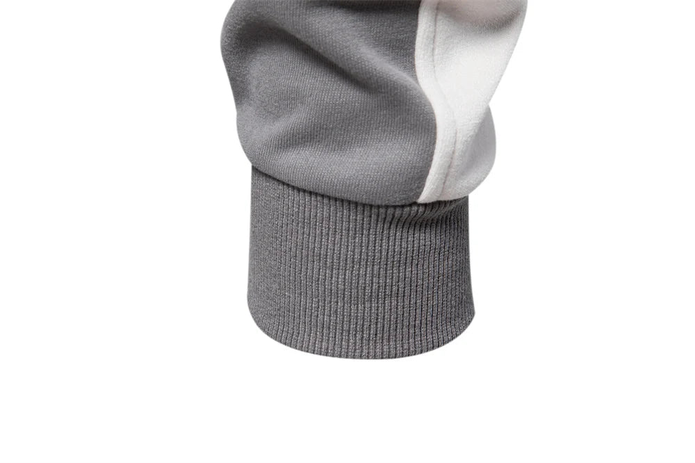 Men's Patchwork Quarter Zip Cotton-Blend Sweatshirts Lightweight Casual Sport Pullover Sweatshirt for Men