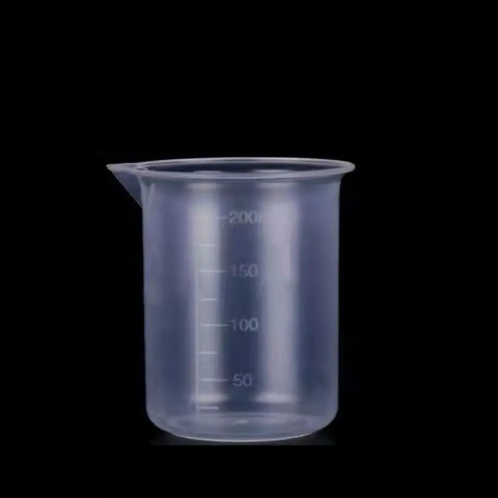 Plastic Transparent Measuring Cup for Kitchen Chemical Laboratory Test Stackable Graduated Cylinder Beaker Mixing Cups