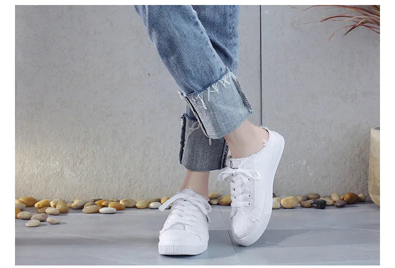 Women's Sneakers Fashion New Woman Shoes Trainers Womens Sneakers Casual Shoes Slip On Flat Zapatos De Mujer Sneaker Woman