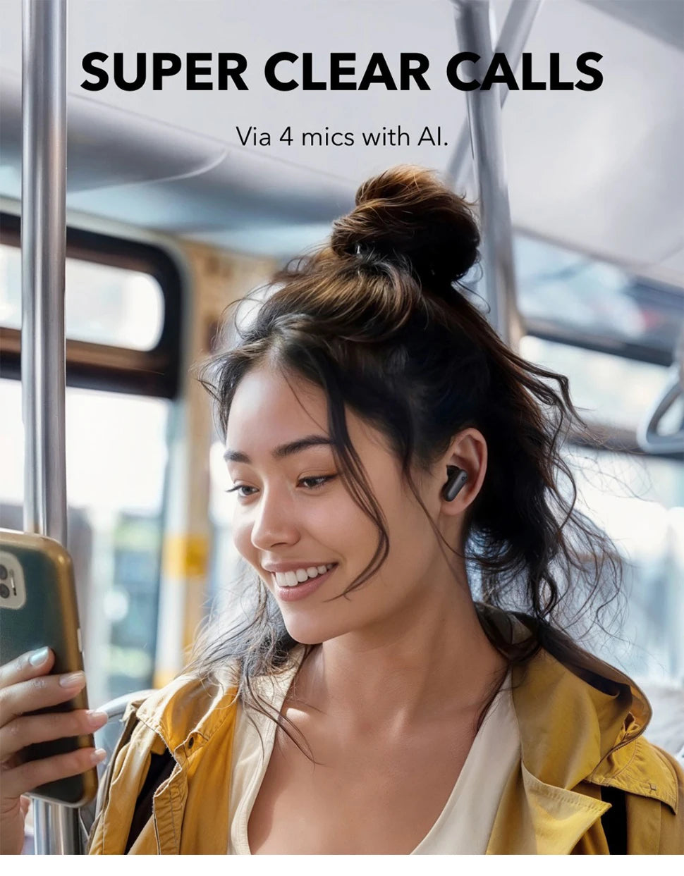 Soundcore by Anker P30i Noise Cancelling Earbuds 45H Wireless Earphone Bluetooth Wireless Bluetooth Headphones TWS Earphones