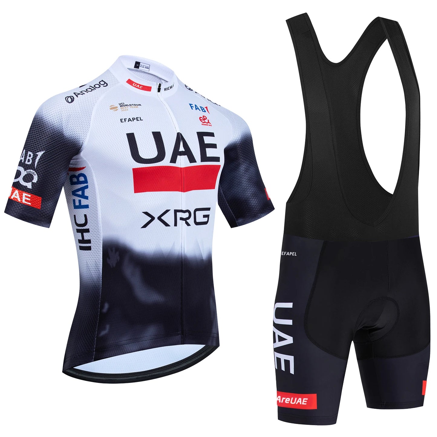 New Tour 2025 UAE Cycling Jersey Road Bike Maillot JERSEY Shorts Set Men Women Fast Dry Ropa Ciclismo Bicycl T-shirt Clothing