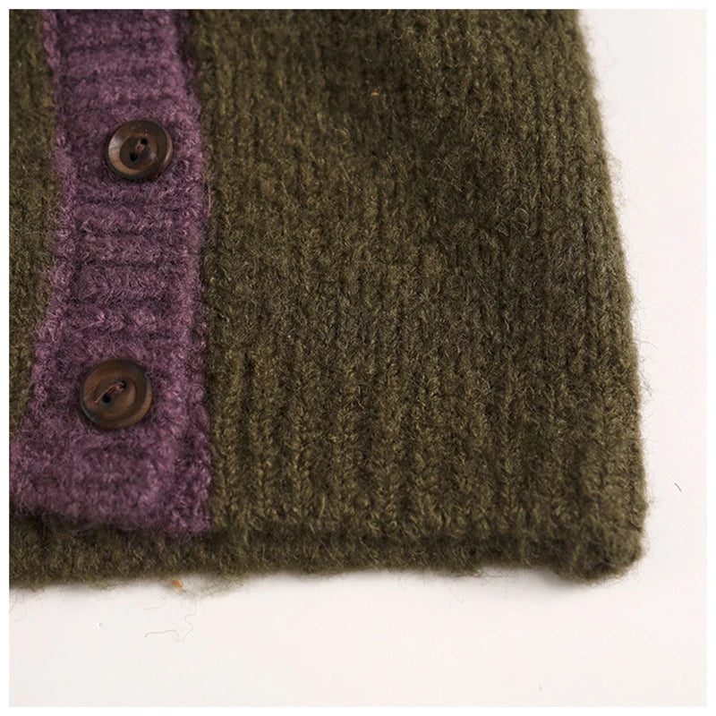 Parent Child Style Knit Vest Autumn Girls Boys Cardigan Waistcoat Boys Loose Knitwear Family Clothing 1-6Y Unisex