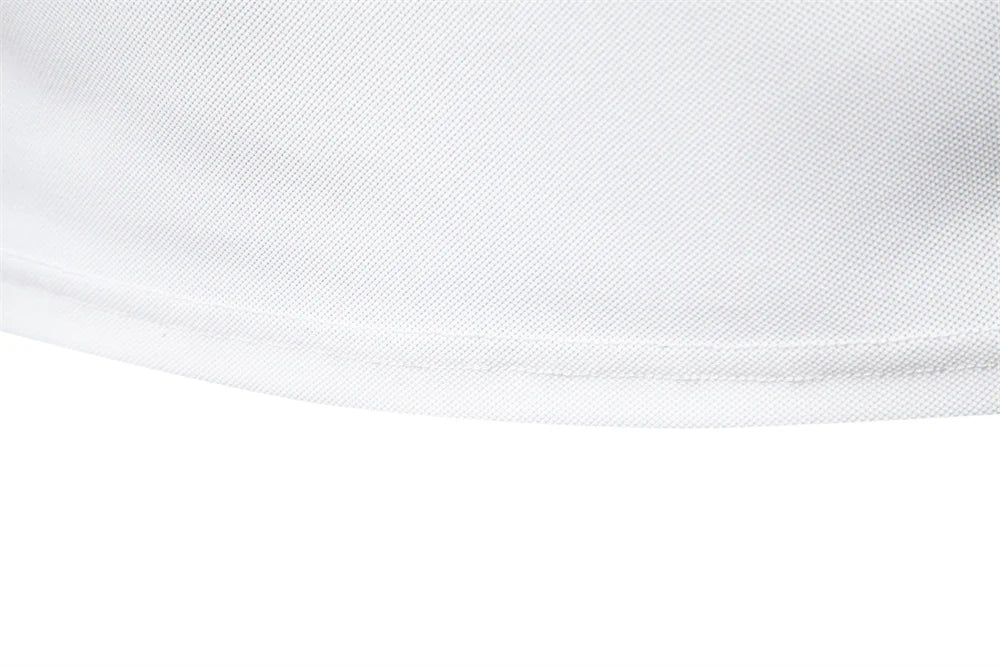 Men's Summer V-Neck Striped Polo Shirt Breathable Slim Fit Polo Shirts for Men Lightweight Casual Athletic Polo