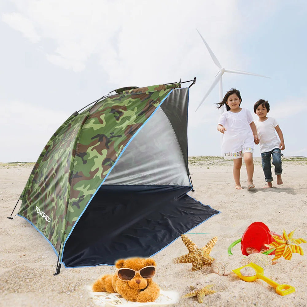 2-persoons strandtenten voor buiten, schaduw, UV-bescherming, ultralichte tent voor vissen, picknickpark, zomerluifel, schaduw, schuilplaats