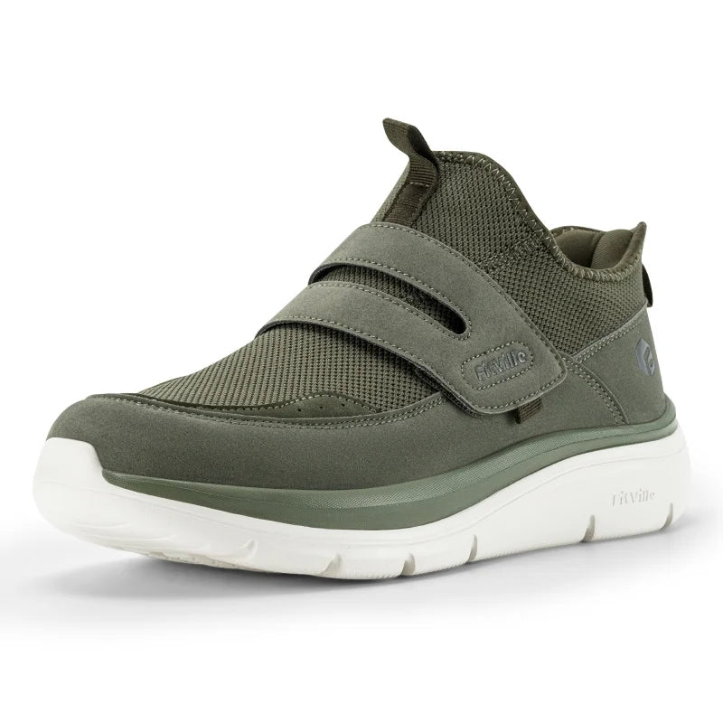 Men's Sports Shoes Wide 2e Hands-Free Walking Shoes Outdoor Fitness Running Lightweight Breathable With Arch Support