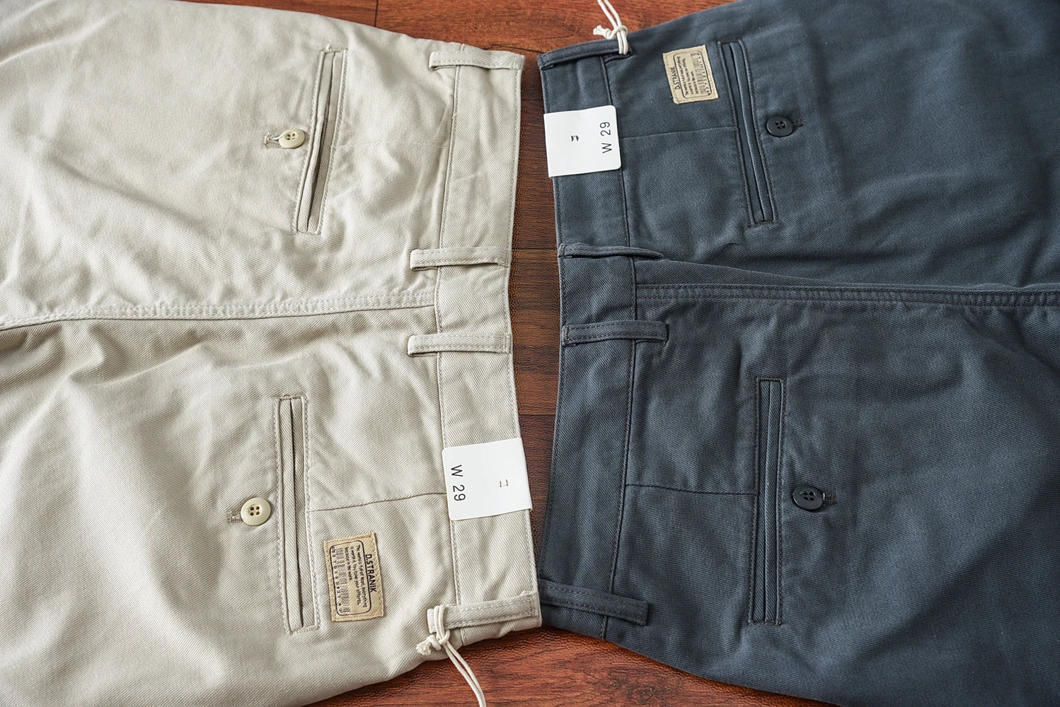 2024 Lente en herfst Nieuwe Amerikaanse retro zwaargewicht geweven keper casual broek Heren eenvoudige 100% katoenen gewassen rechte broek