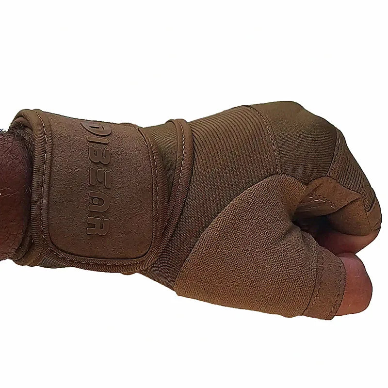 Anti-Slip Gym Gloves For Firm Grip on Bodybuilding And Weightlifting Equipment -  Suitable For Dumbbell Trainings, CrossFit Pull Ups & Workout Exercises
