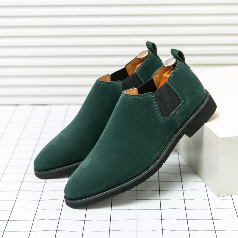 Plus Size 47 48 Men Outdoor Dress Walking Shoes Suede Leather Male Formal Business Oxford Gentleman British Chelsea Shoes