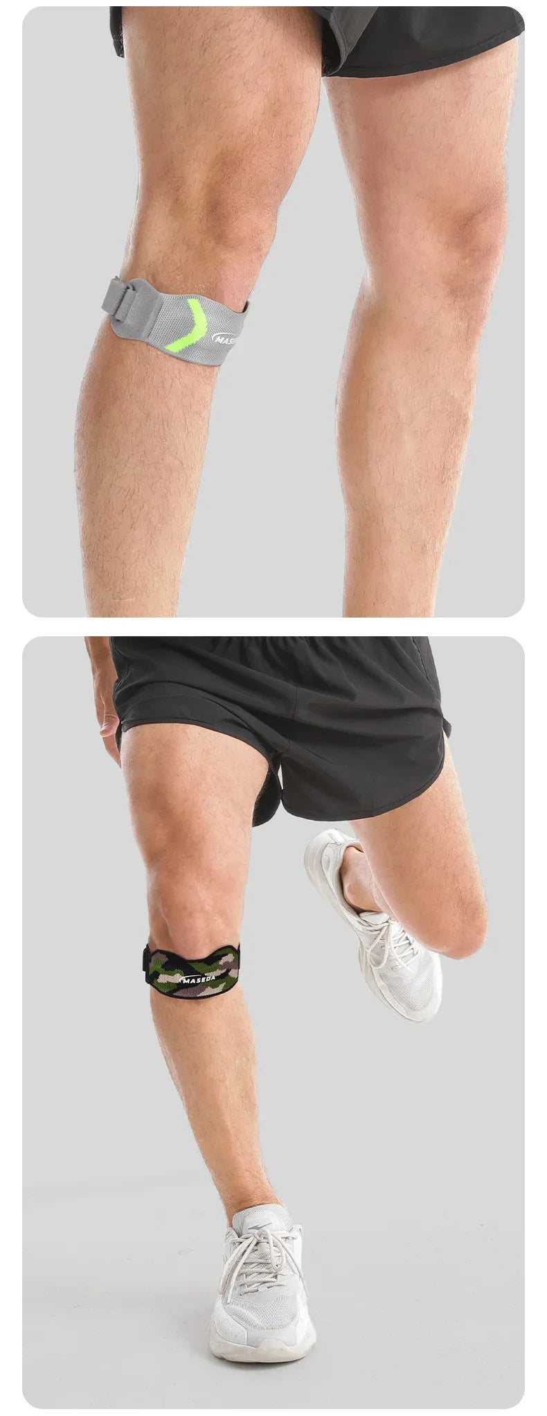 Breathable Shock Absorber And Sports Patella Belt For the Knee During Sports - Pressure Protector For Cycling, Basketball, & Other Outdoor Activities