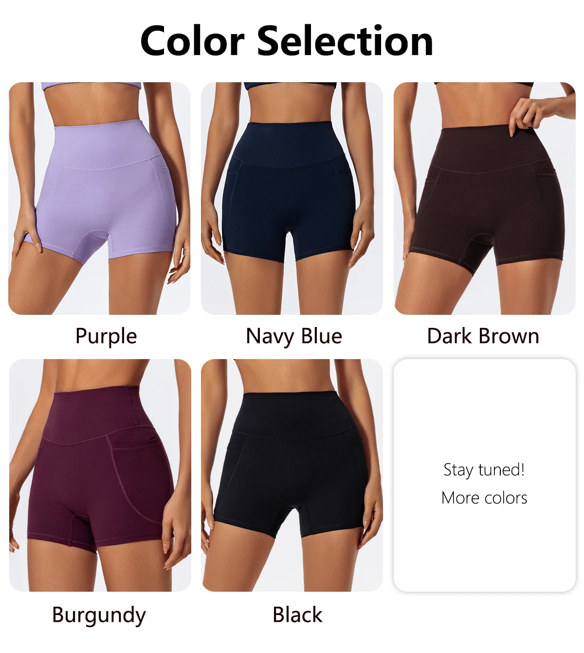 Pockets Workout Gym Legging Women Cycling Shorts Quick-Dry Yoga Clothes Breathable High Waist Sports Shorts Female