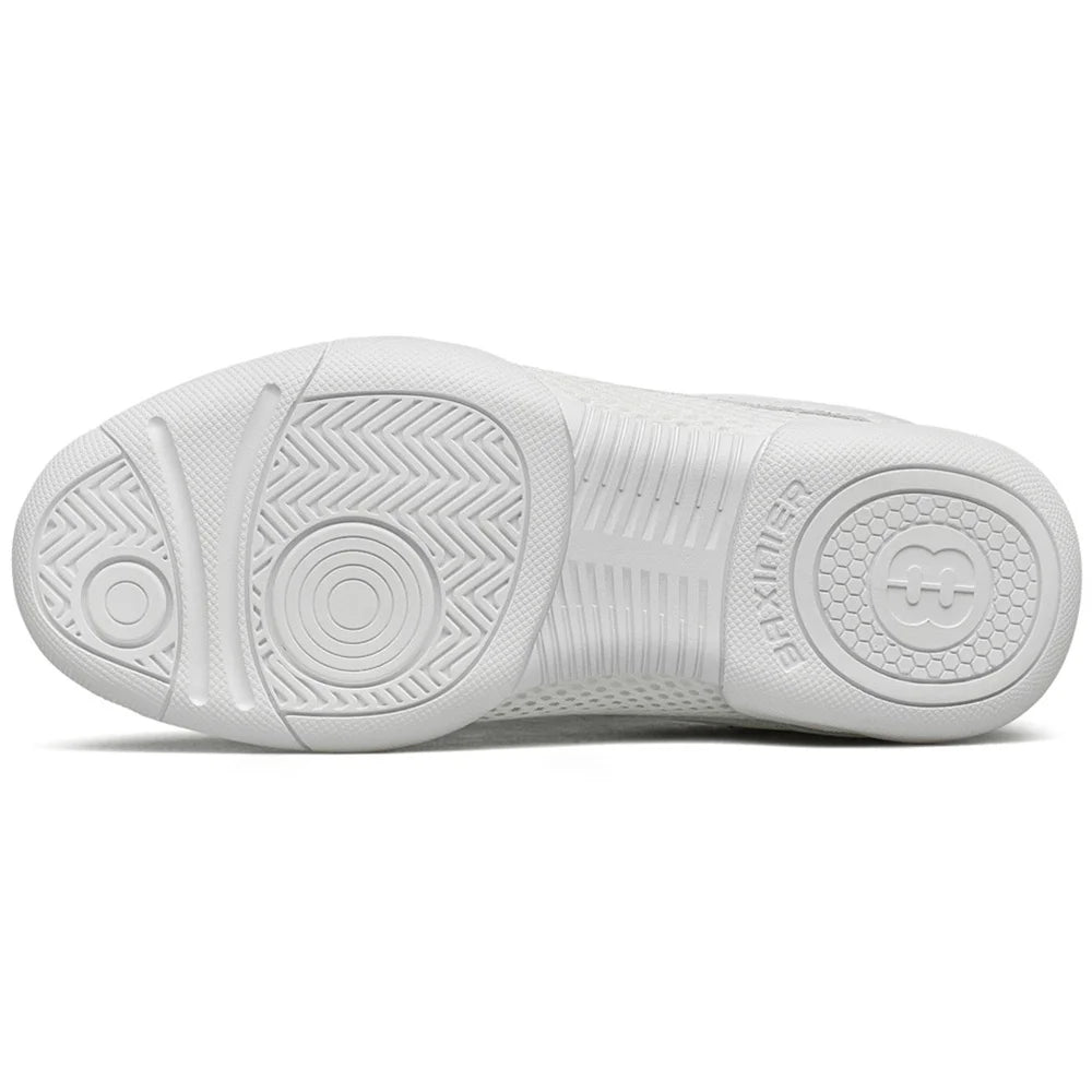 Girls White Cheerleading Shoes Lightweight Youth Cheer Competition Sneakers Kids Breathable Training Dance Tennis Shoes