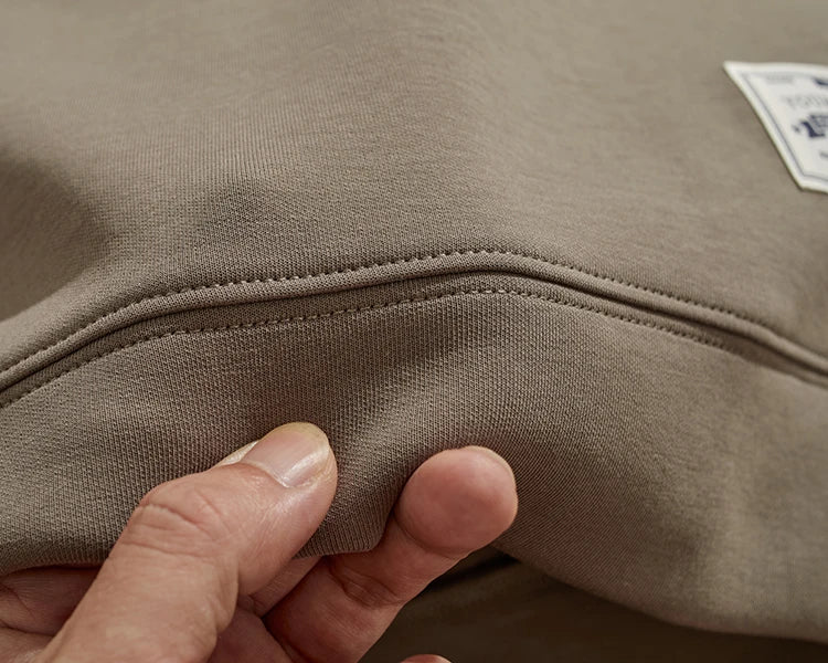 Herfst Nieuwe Amerikaanse Retro Tweekleurige Stiksels Hoodies Heren Gewassen O-hals Trui Gebreide Raglanmouwen Casual Sweatshirts