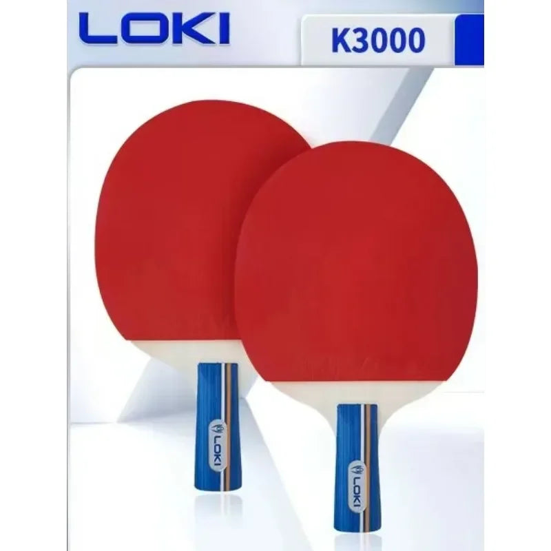 K5000 K3000 K1000 Table Tennis Racket Set 2pcs Home Entertainment Ping Pong Rackets with Blue Colour Ping Pong Rubber