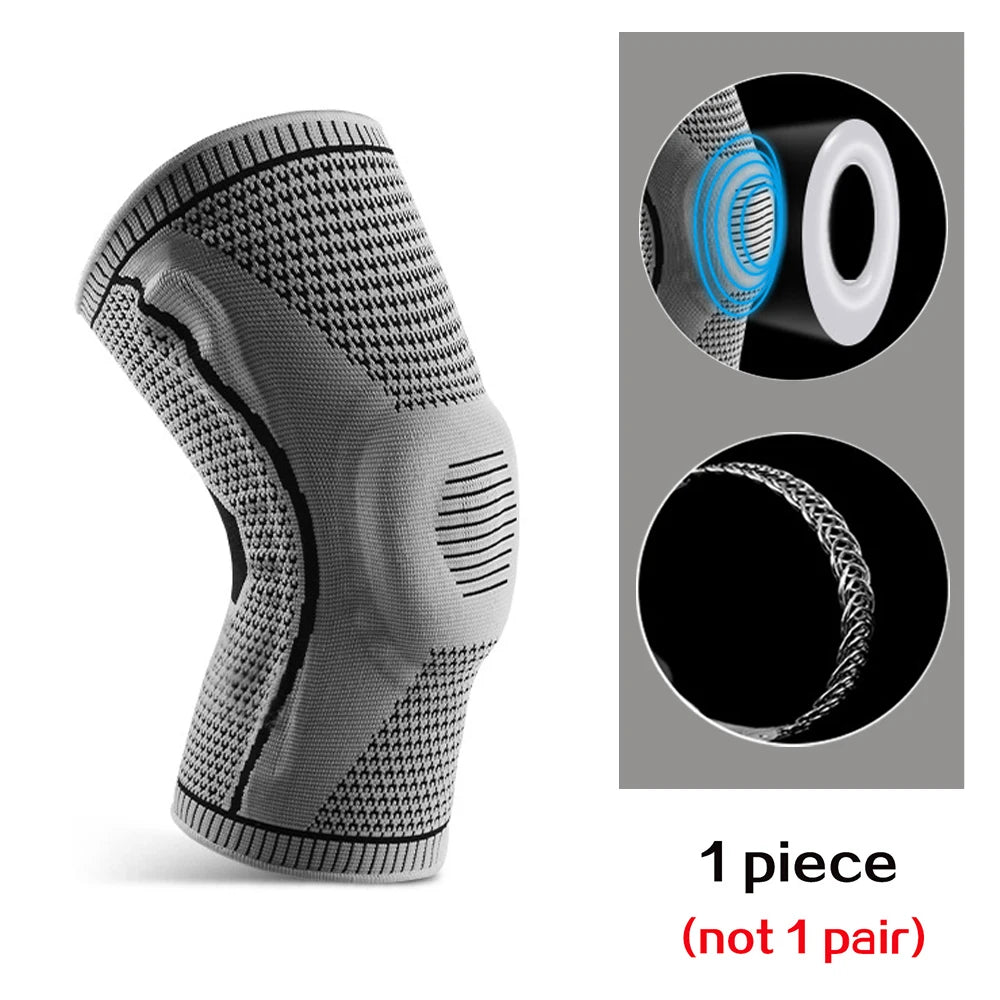1 PCS Professional Sport Knee Brace With Protector Support Pads - For Arthritis,, Meniscus Tear, And Joint Pain Relief During Running & Riding