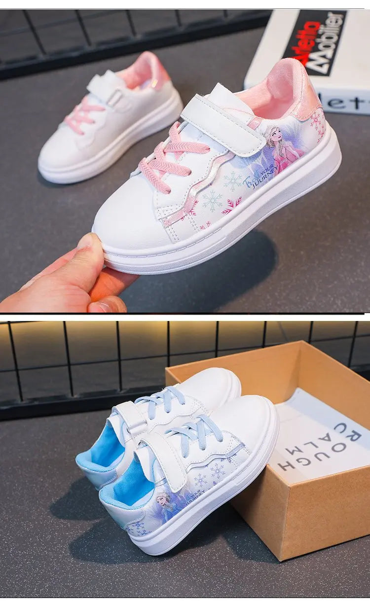 Summer Casual Children's Sports Shoes Cartoon Princess Girls' Trainers Sneakers For Kids Size 26-37