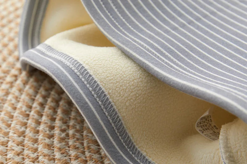 New Winter Kids Undershirts Children Cute Stripe Bottoming Shirt Girls Boys Half High Collar Warm Top 2-10T Unisex