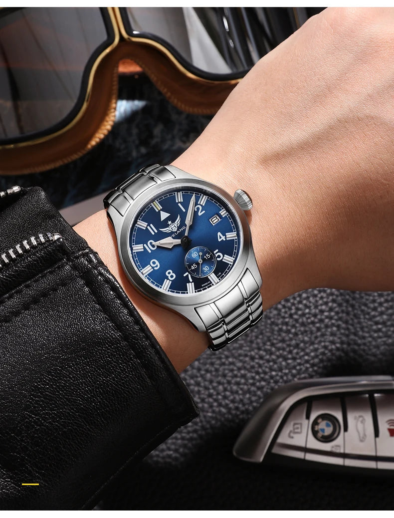 Yelang V1023 Men Watch Japanese VL58 Movement Casual Men's Quartz Watch 10ATM 100m Waterproof Luminous Sports Watch Sapphire