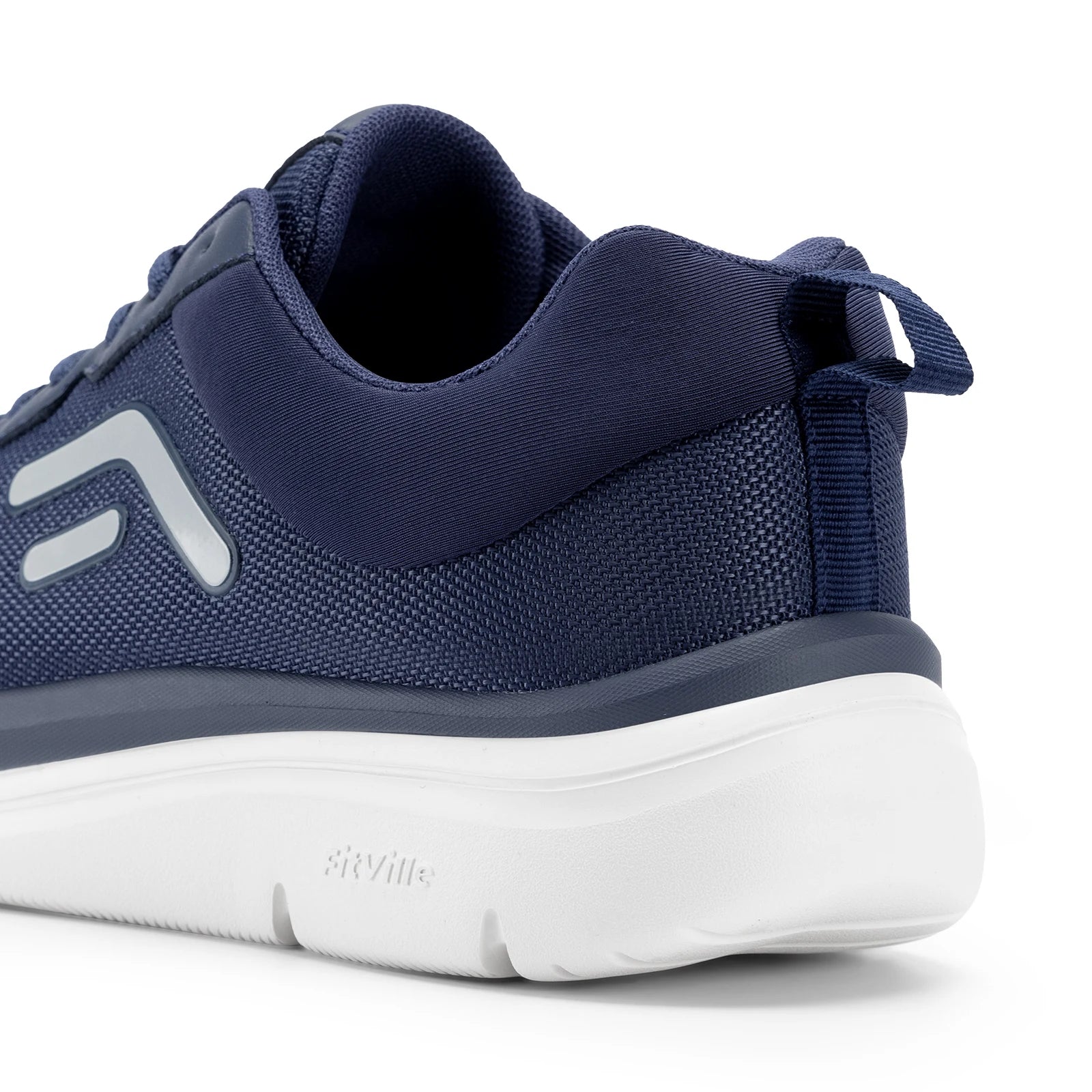 Men's Wide Width Thick Sole Walking Shoes - Lightweight And Breathable Sneakers For Plantar Fasciitis Pain Relieve