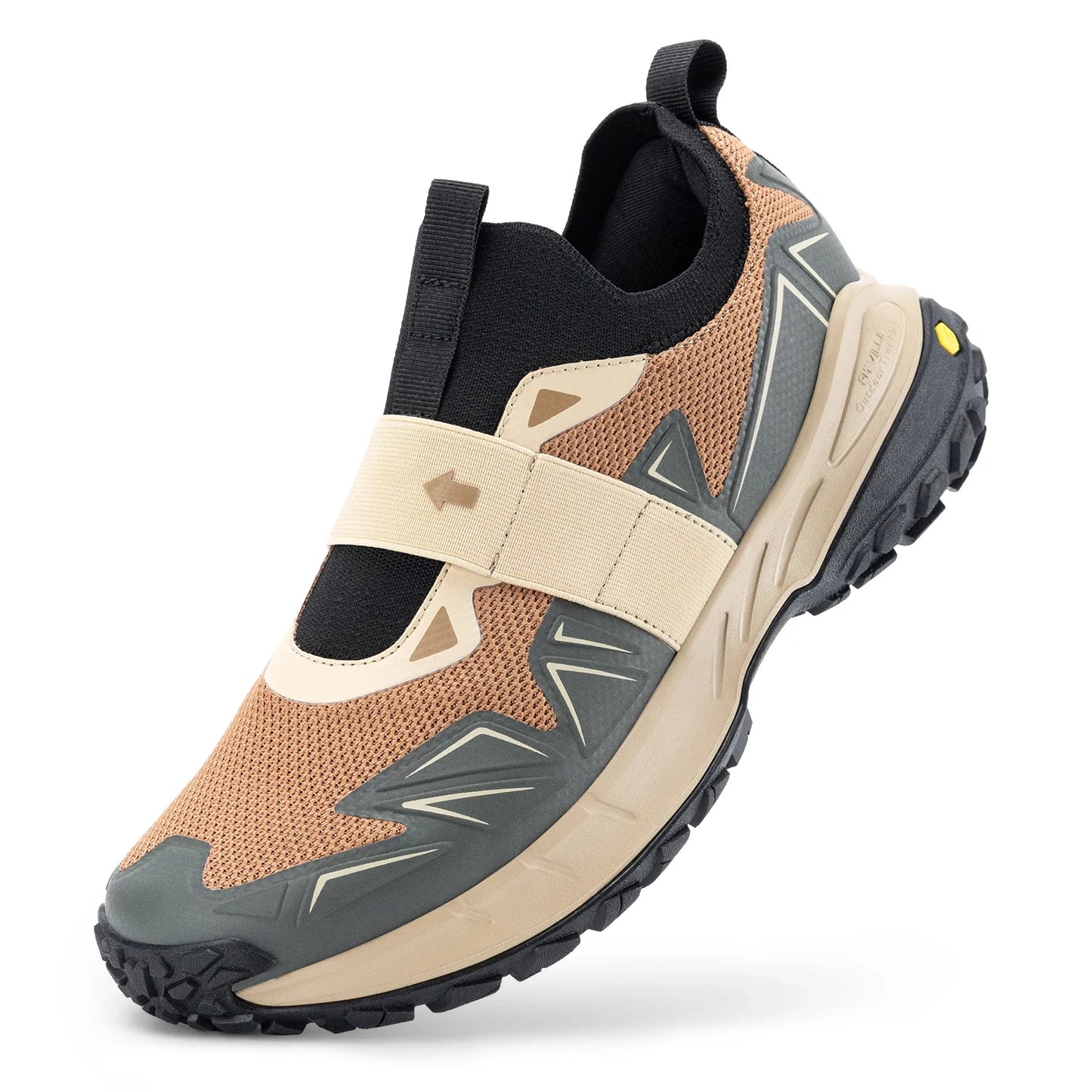 Men's Widened Hiking Walking Shoes Slip-On Comfortable Orthopaedic With Arch Support Non-Slip Sports Shoes For Travel