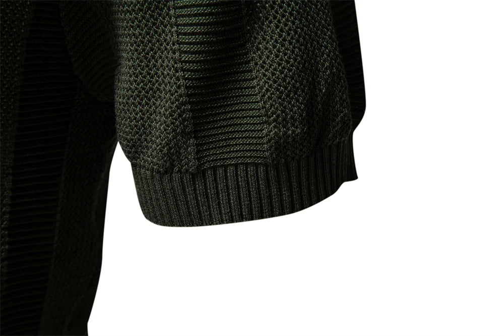2025 Men's Solid & Striped Mesh Polo Shirt - Breathable Knit Casual Top with Turn-Down Collar