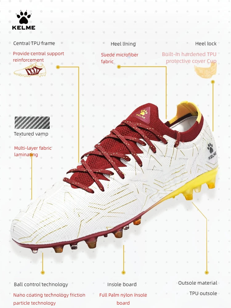 Voetbalschoenen voor volwassenen, Men's Disease Electric 3.0 Short Spikes voetbalschoenen, Kids MG Professional Match Training Shoes