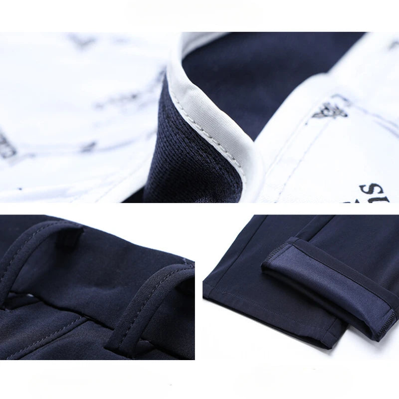Stretchable Men's Dress Pants, Classic Trousers for Versatile Wear, Comfort & Style Combined Sizes 28-40