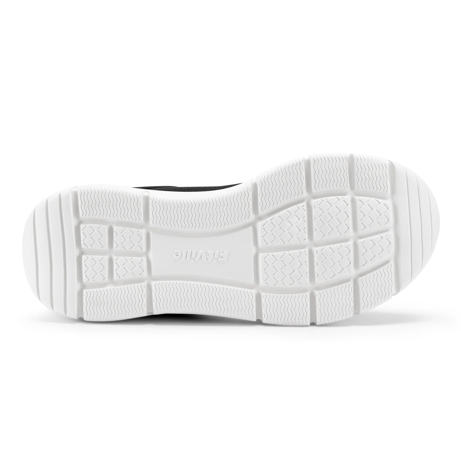 Men's Wide Width Thick Sole Walking Shoes - Lightweight And Breathable Sneakers For Plantar Fasciitis Pain Relieve