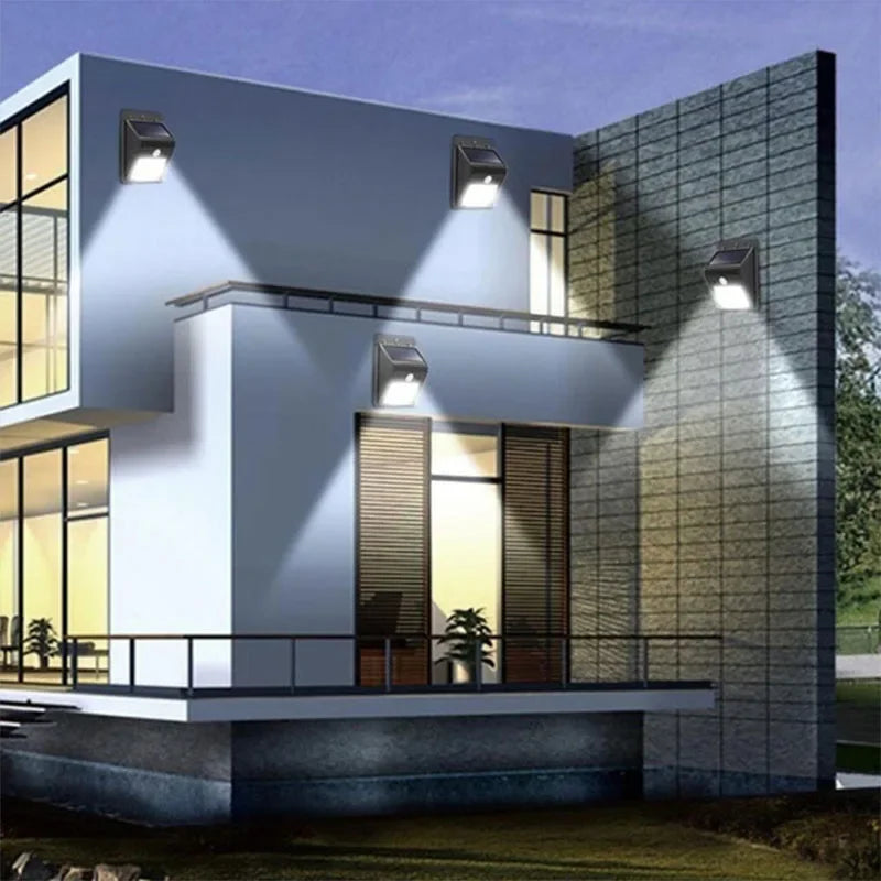 LED Solar Light 25/30 LEDs Wireless Motion Sensor Light Waterproof Solar Outdoor Lights Garden Decoration Spotlights Wall Lamp