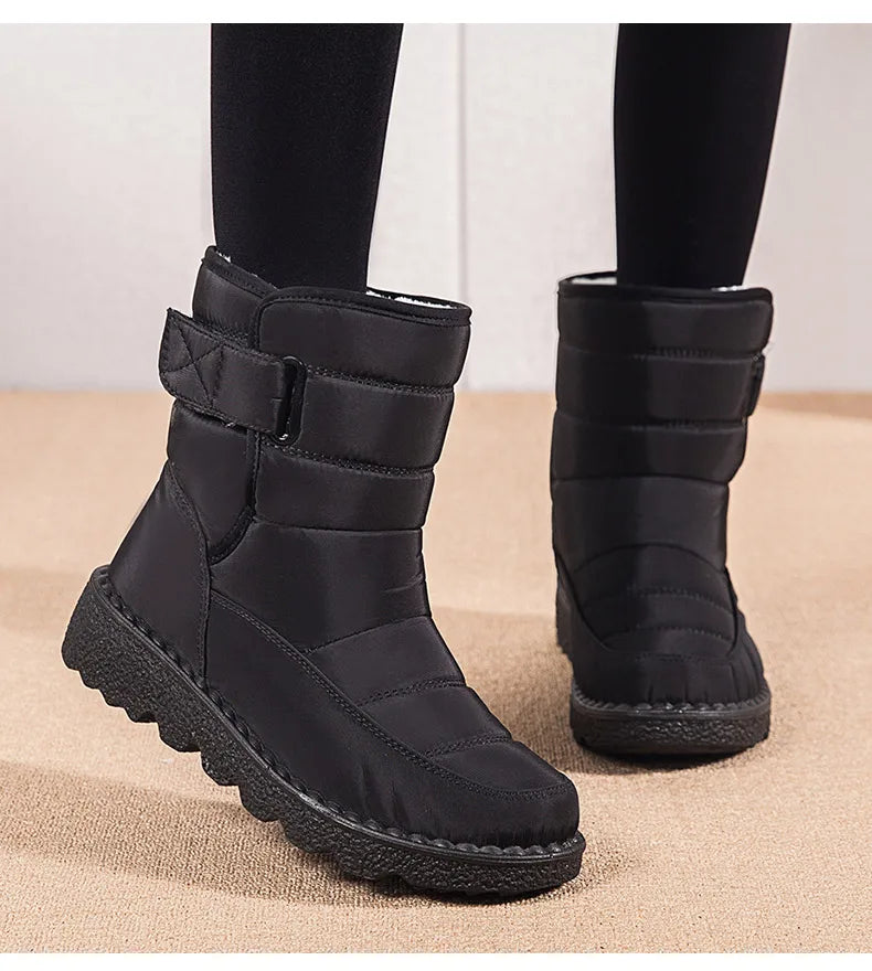 Boots Women Snow Casual Shoes Woman Waterproof Boots For Women Keep Warm Women's Boots Plush New Botas Mujer Winter Shoes