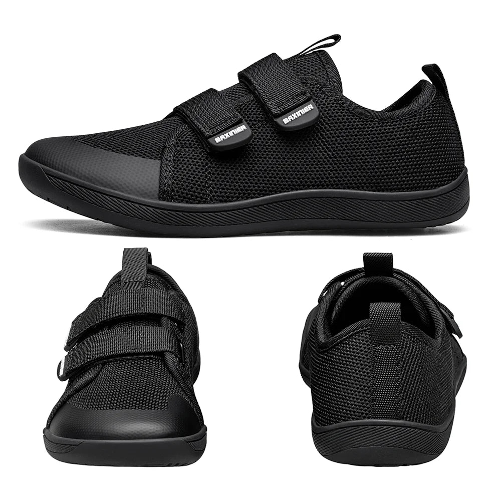 Nieuwe kinderschoenen op blote voeten, crosstrainer, ademend, comfortabele gebreide zool, meisjes- en jongenswandelschoenen, antislipschoenen voor buiten