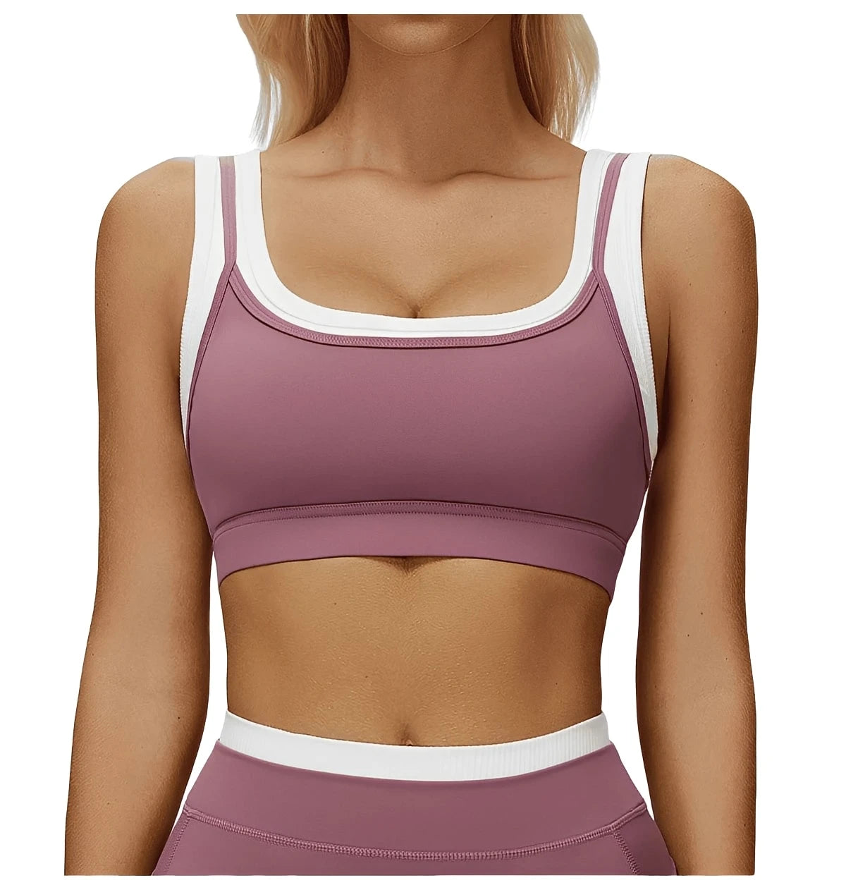 Women’s High Impact Sports Bra – Breathable Push Up Yoga Bra for Gym, Running & Fitness Workout Activewear