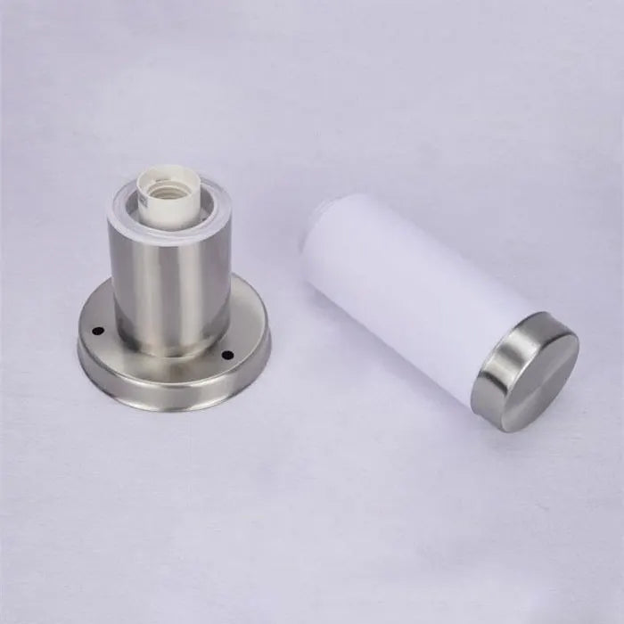 Outdoor White PC Frosted Acrylic Shade Pillar Lamp Landscape Corridor Porch Path Post Light Lamp Pillar Bollard Light for Home