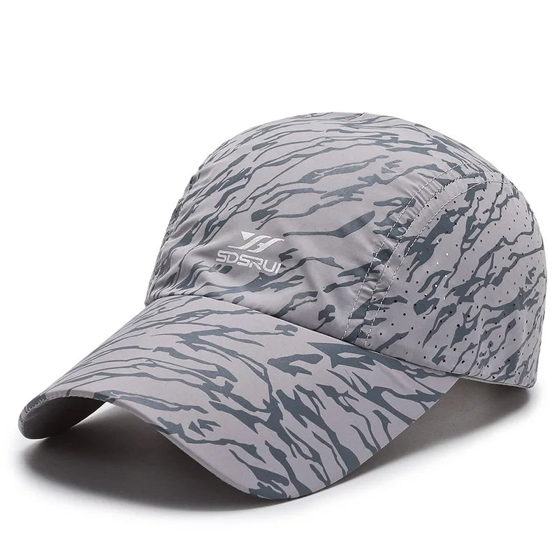 Summer Quick Drying Breathable Thin Women Men's Baseball Cap Outdoor Sports Fishing Travel Cycling Climbing Sun Hat A220