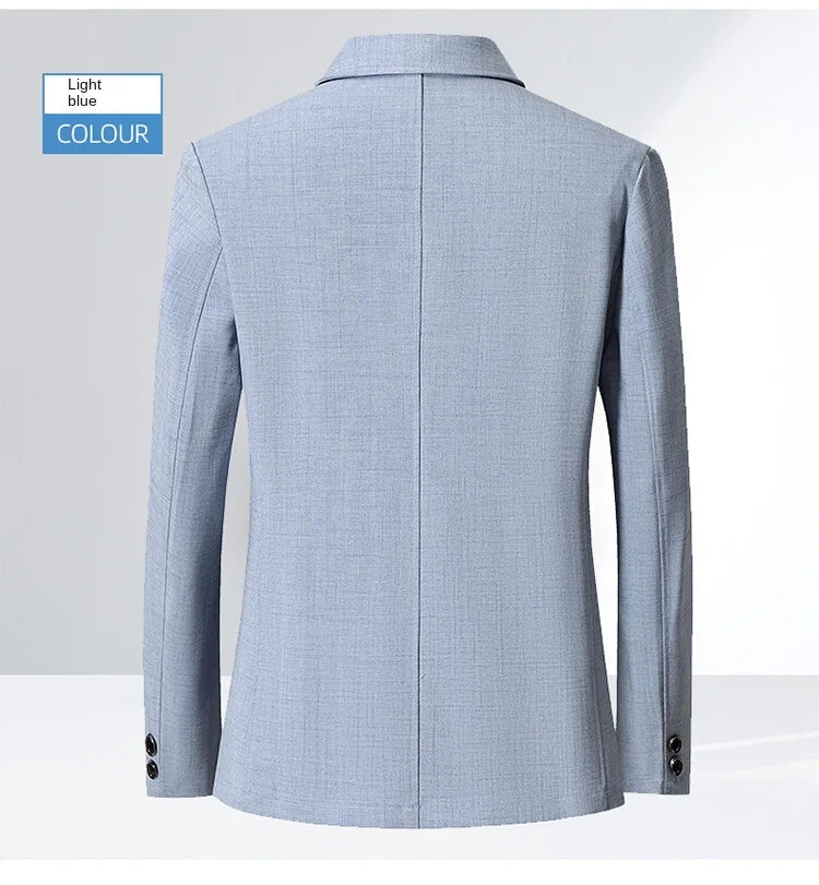 Men's Sun-Proof Coat, Light and Breathable Summer Long-Sleeve Jacket, Male Daily Business Casual Suit Size S-4XL