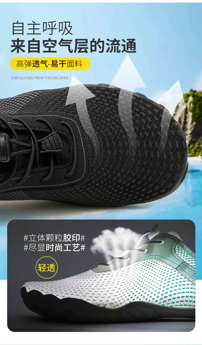 Unisex Barefoot Water Shoes – Quick-Dry Aqua Sneakers for Gym, Running, Beach & Outdoor Sports for Men & Women