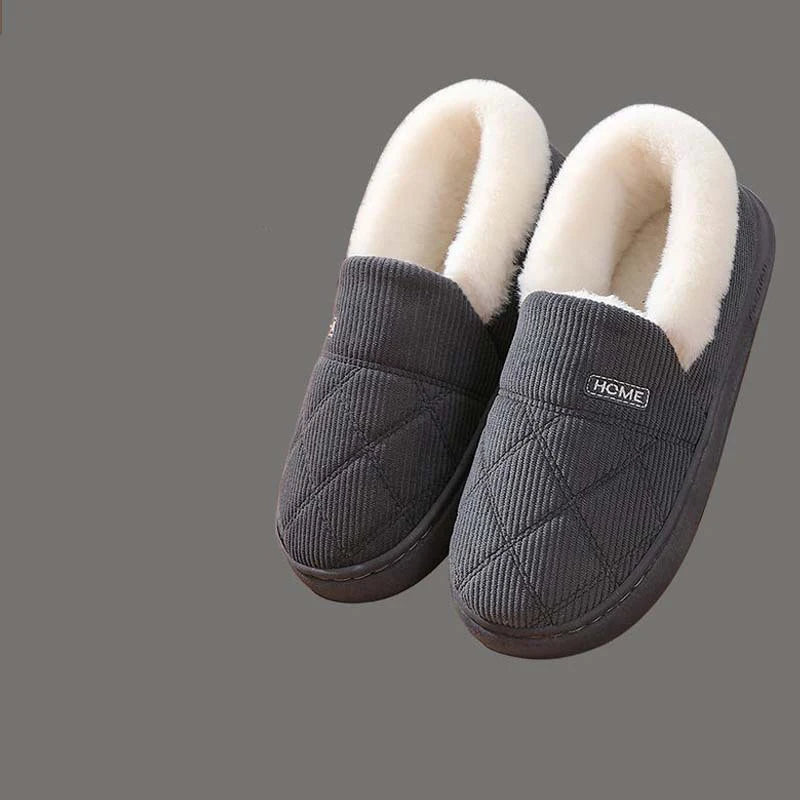 Women's Winter Warm Fuzzy Slippers Soft Cosy Plush Lined With Non-Slip Flat Sole Suitable For Bedroom Use Fur Fluffy Indoor Cotton Shoes