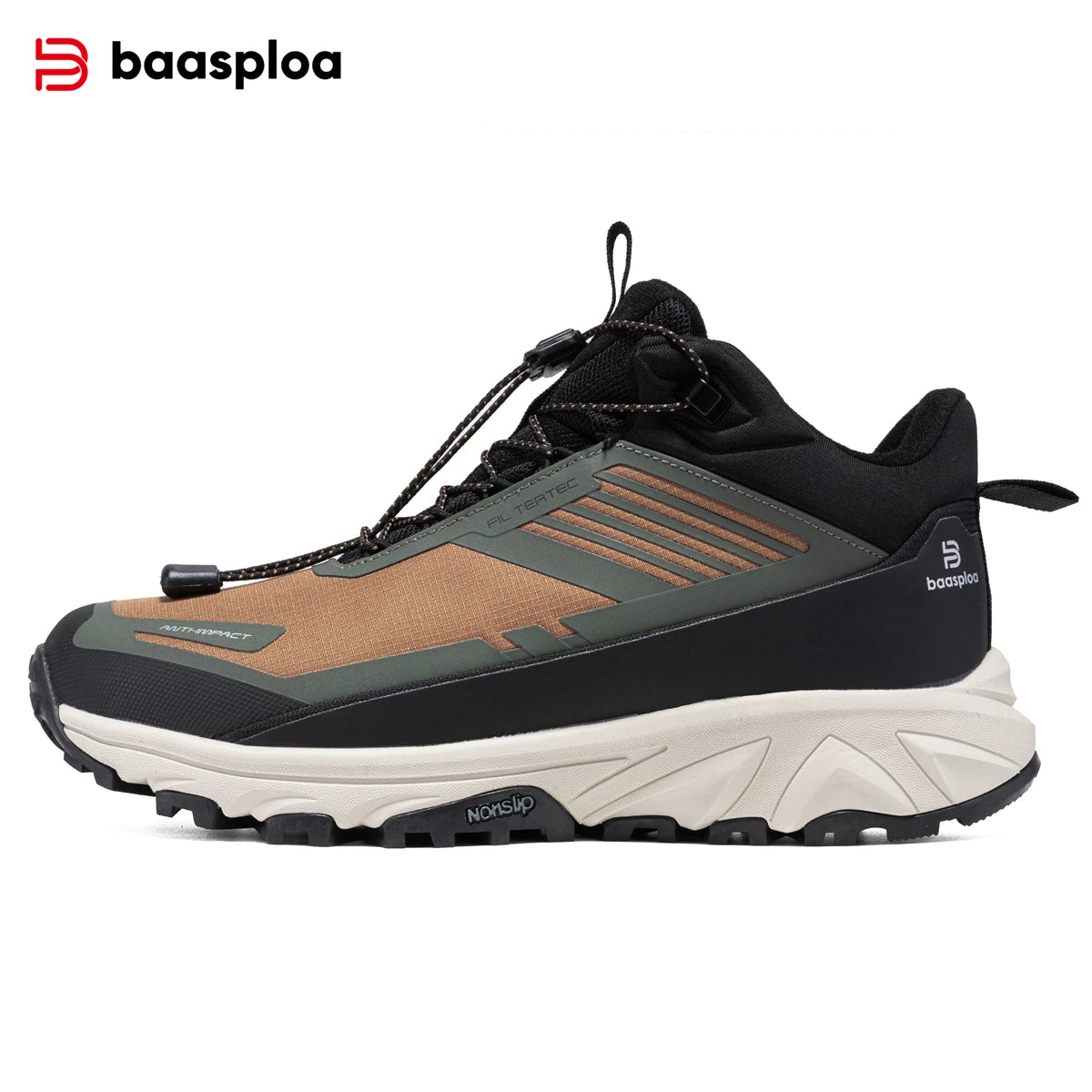 Men's Warm Hiking Shoes For Lightweight Walking - Suitable For Outdoor With Waterproof & Non-Slip Feature