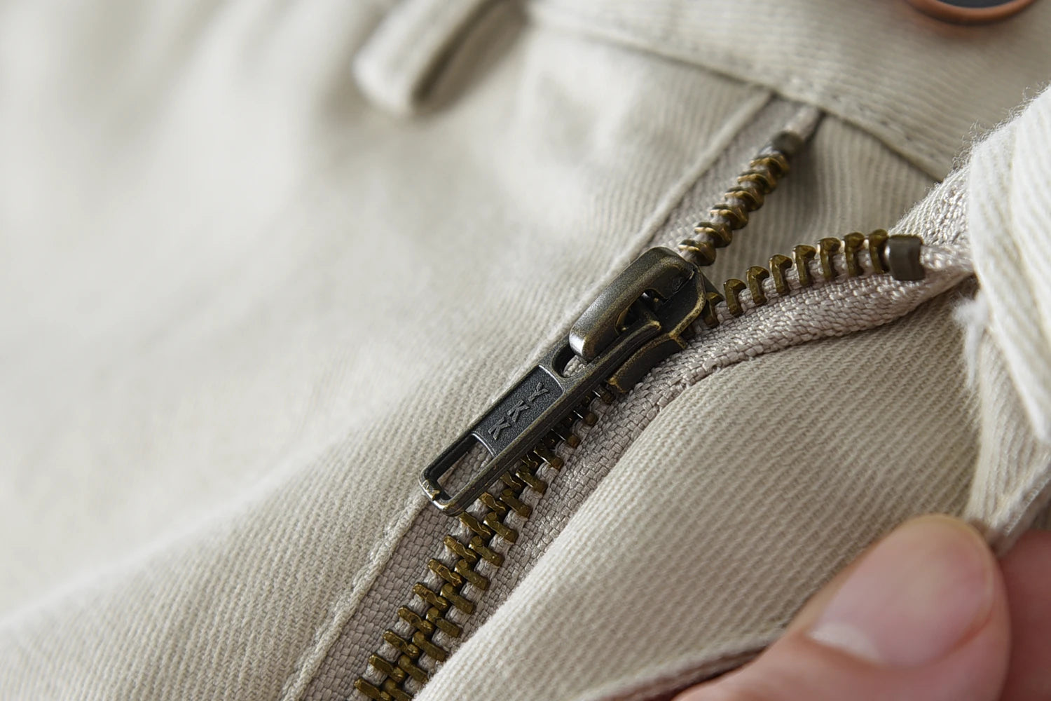 2024 Lente en herfst Nieuwe Amerikaanse retro zwaargewicht geweven keper casual broek Heren eenvoudige 100% katoenen gewassen rechte broek