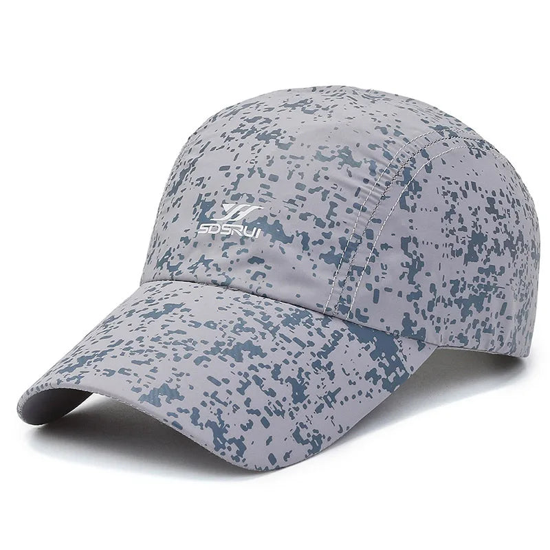 Summer Quick Drying Waterproof Ultra Thin Women Men's Baseball Cap Outdoor Sports Fishing Climbing Running Sun Hat A237