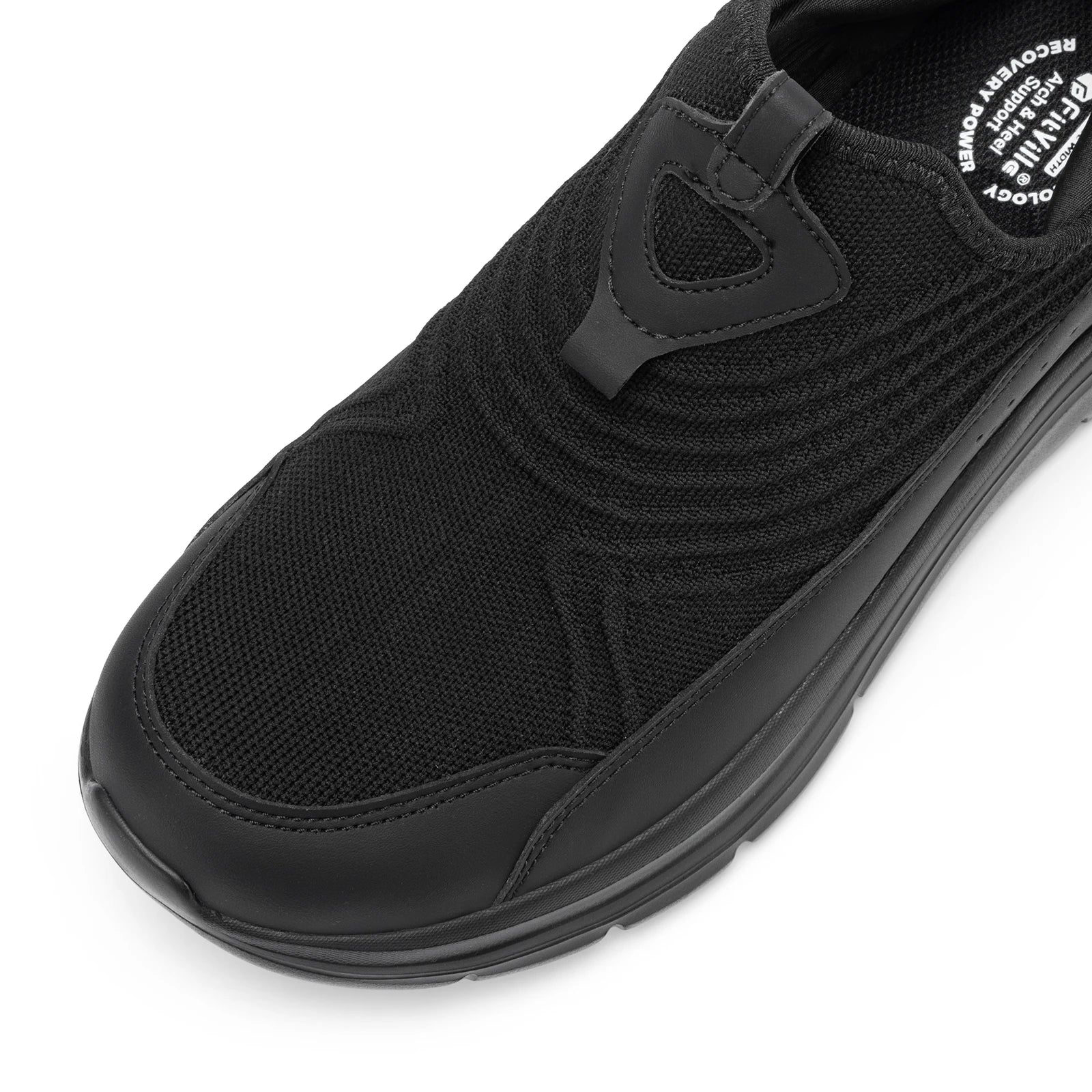 Wide Men's Slip-On Walking Shoes Lightweight Breathable Outdoor Casual Sports Running Shoes Sneakers For Swollen Feet