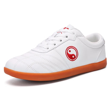 Women’s Genuine Leather Tai Chi Shoes – Breathable Cowhide Sole Martial Arts Training Shoes for Tai Chi, Qigong & Kung Fu