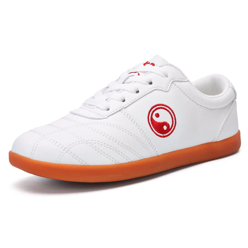Women’s Genuine Leather Tai Chi Shoes – Breathable Cowhide Sole Martial Arts Training Shoes for Tai Chi, Qigong & Kung Fu