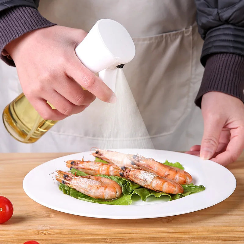 1 stuk 200 ml/300 ml oliesprayfles keuken koken olijfolie dispenser kamperen barbecue bakken azijn sojasaus sprayer containers