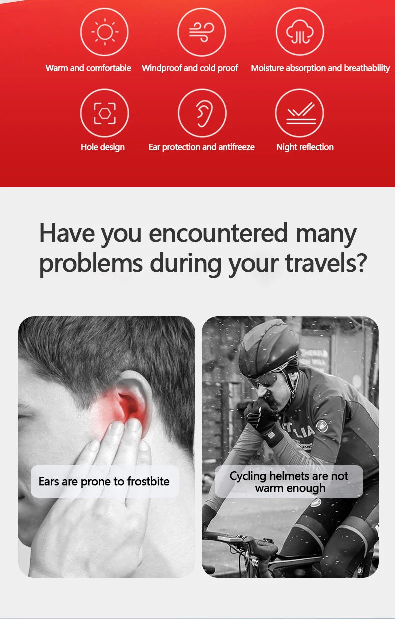 Winter thermische fietsmuts buiten onder MTB helm voering fleece muts sport heren fiets skiën muts hardlopen wandelen met bril