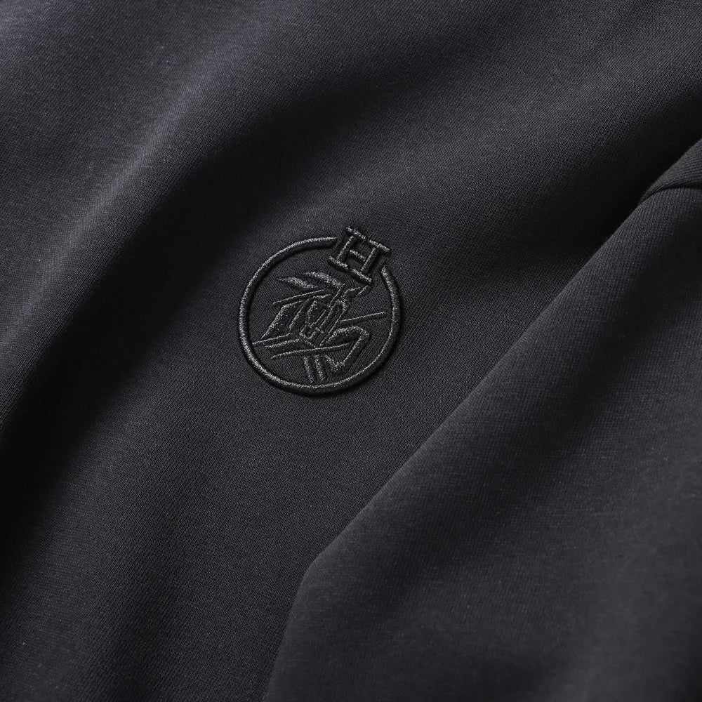 Autumn New American Retro Long Sleeve O-neck Embroidery Sweatshirts Men's Fashion Washed Old Terry Pullover Casual Sportwear