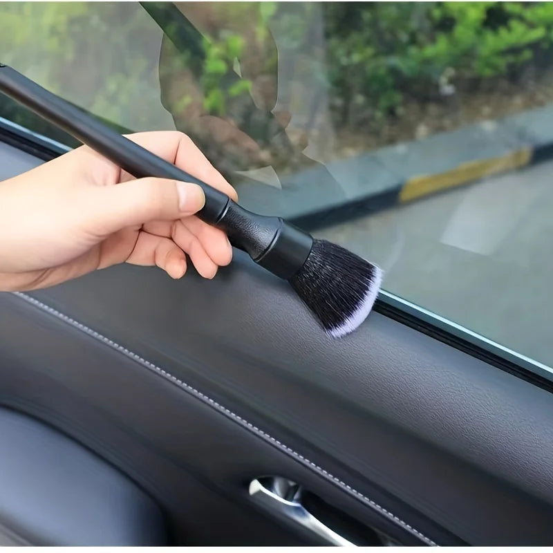 1pcs Car Interior Detailing Brush Soft Bristle Cleaning Brush Motorcycle CarCleaning Tool Auto Detail Dash Duster Brush