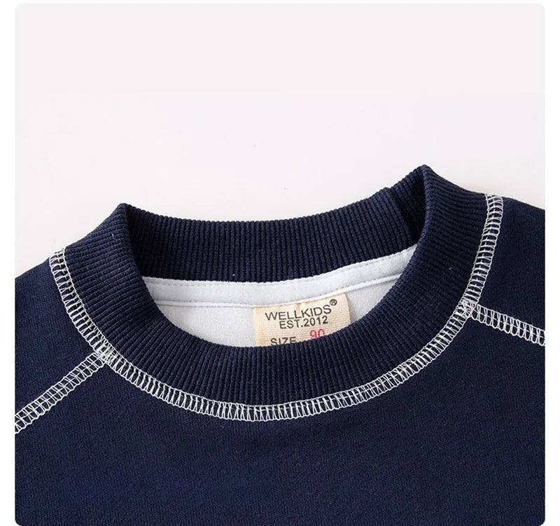 Nieuwe lente kinderhoodie meisjes schattige contrasterende kleur pullover dunne stijl kinderen losse jongens sweatshirt 2-6T unisex